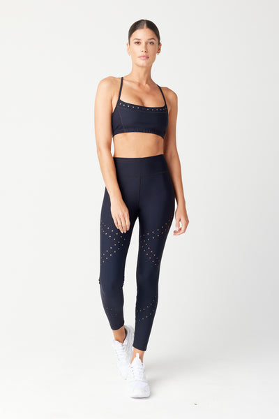 Avery Leggings - Black / White