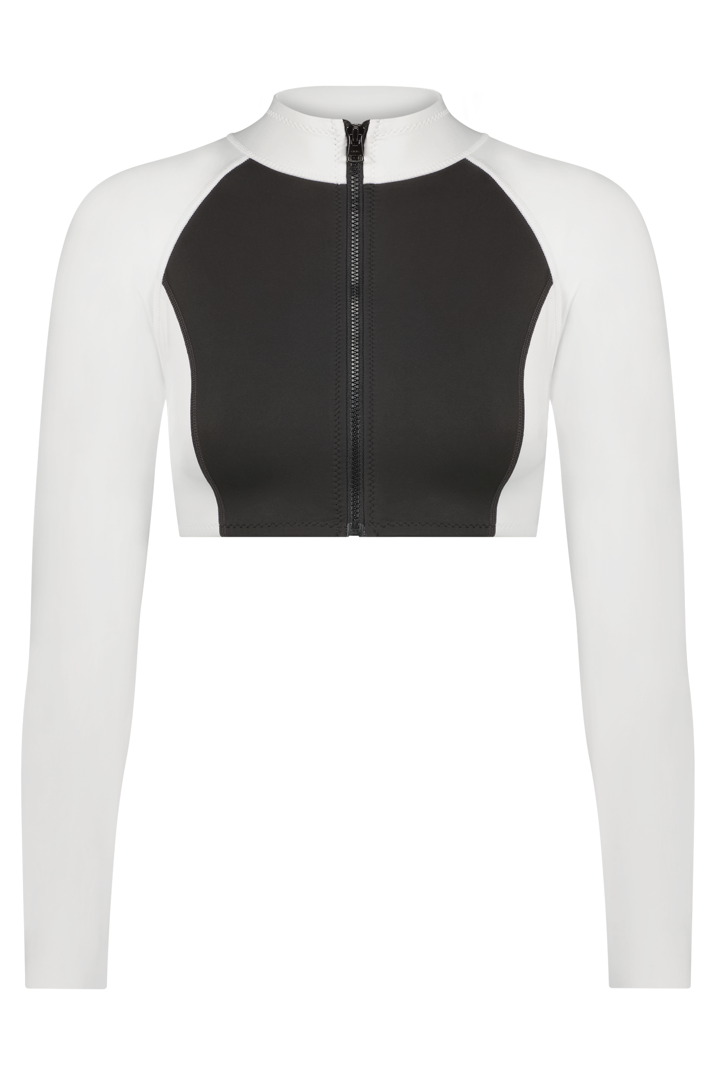 MISSY SURF JACKET IN BLACK AND WHITE