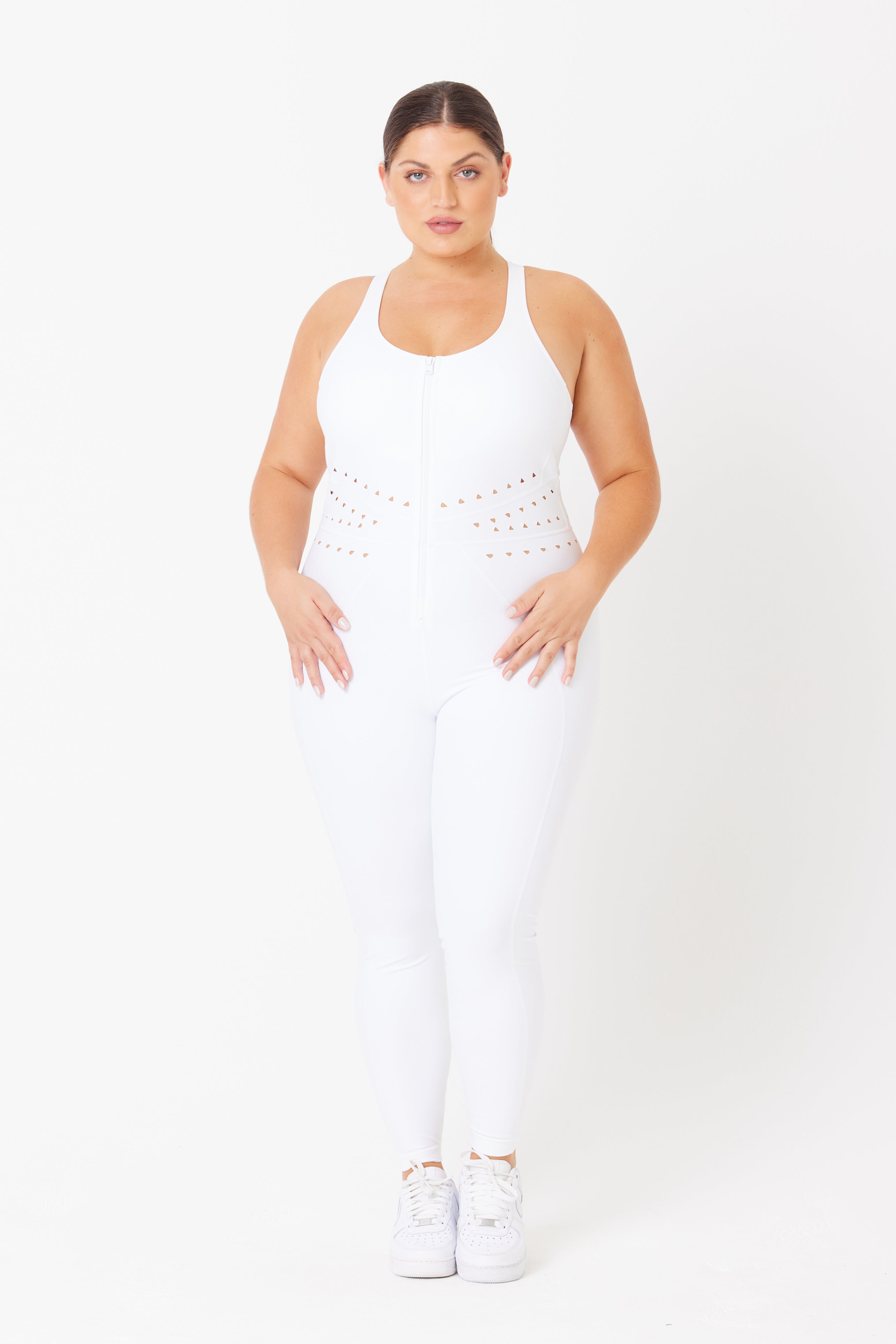 Hunter Sport Jumpsuit in White