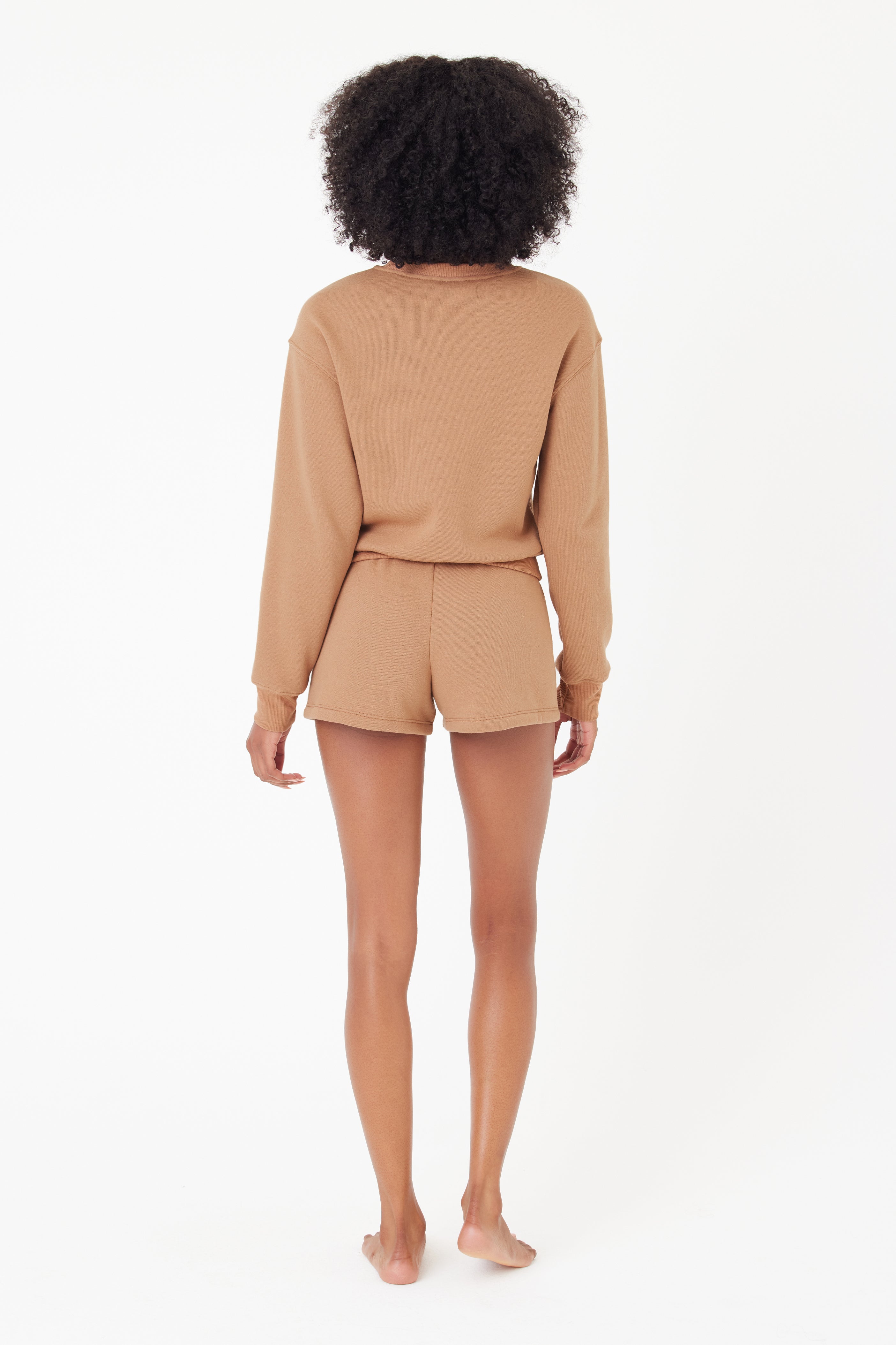 Soft Brown Lounge Pullover Sweater